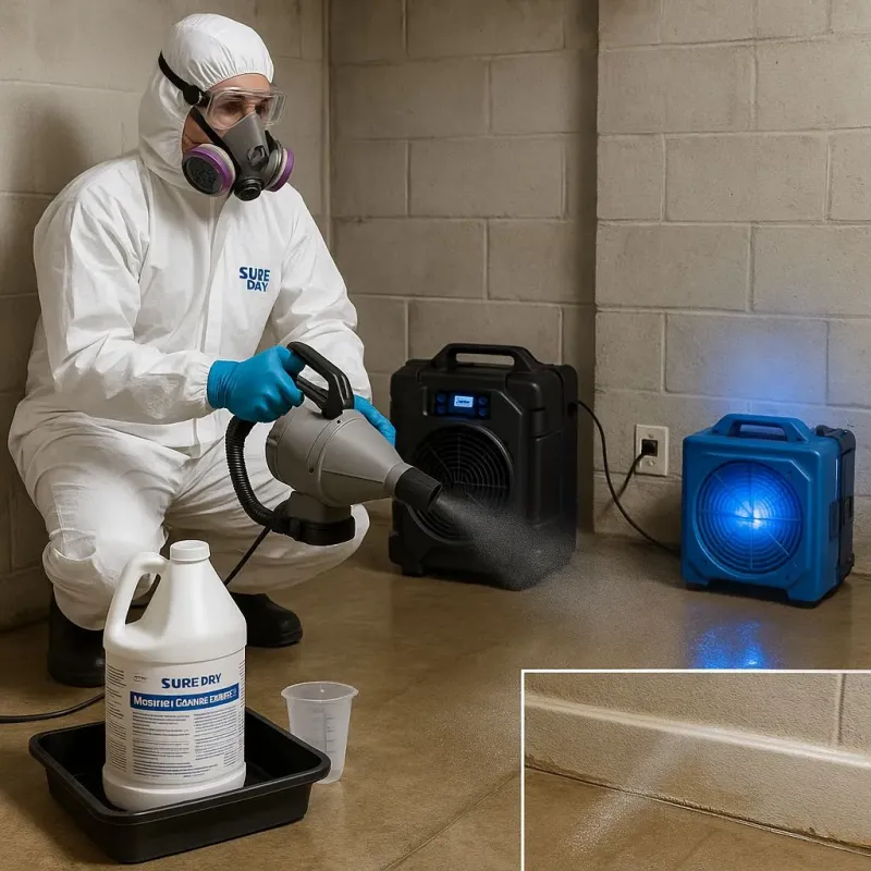 Sanitization and Odor Removal process in Waterford, NY